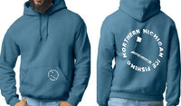 Northern Michigan Ice Fishing Hoodie