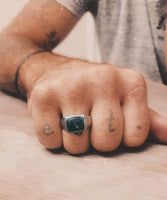 Men's Cremation Ring Made with Ashes