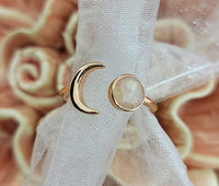 Moon Cremation Ring