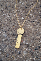 Personalized Bar Necklace