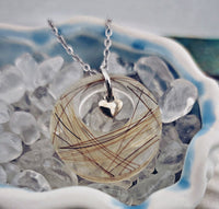 Horse Hair Memorial Necklace