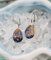 Cremation, Hair, or Breast Milk Drop Earrings Made With Ashes
