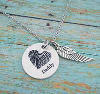 Heart Fingerprint Necklace