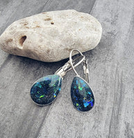 Cremation, Hair, or Breast Milk Drop Earrings Made With Ashes