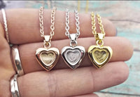 Tiny Heart Cremation Locket