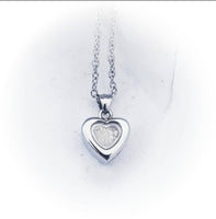 Tiny Heart Cremation Locket