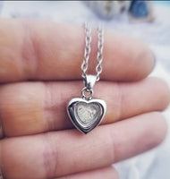 Tiny Heart Cremation Locket