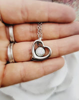 Heart Cremation Necklace
