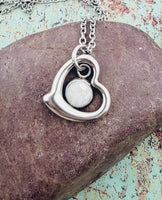 Heart Cremation Necklace