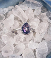 Stainless Steel Teardrop Cremation Ring