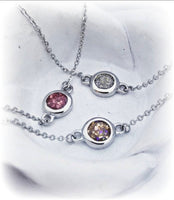 Cremation Necklace Made with Ashes Infused