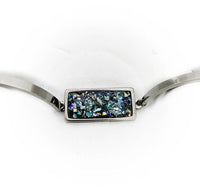 CUSTOM LISTING Bar Cremation Bracelet made with ashes