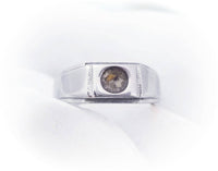 Men's Cremation Ring Made with Ashes