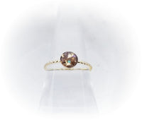 14k Gold 6mm Cremation Rope Ring