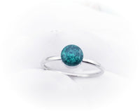 Stainless Steel Cremation Ring/6mm stone