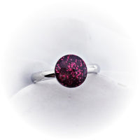 Stainless Steel Cremation Ring/6mm stone