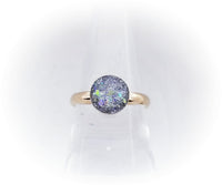 Gold or Rose Gold 8mm Cremation Urn Ring