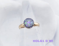 Gold or Rose Gold 8mm Cremation Urn Ring