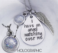 I have an angel Cremation Necklace - Made with Ashes