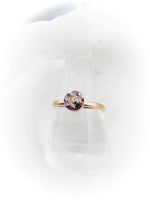 14k Rose Gold Filled Cremation Ring 6mm stone