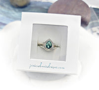 Sterling Silver Teardrop Cremation Ring