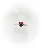 14k Gold 6mm Cremation Rope Ring