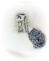 SALE- Rectangle Bar Cremation Necklace - Locket Necklace