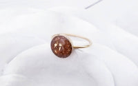 10mm Gold or Rose Gold Filled Cremation Ring