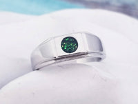 Men's Cremation Ring Made with Ashes