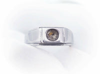 Men's Cremation Ring Made with Ashes