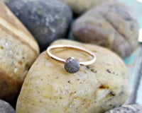 14k Rose Gold or Gold Filled 4mm Cremation Ring