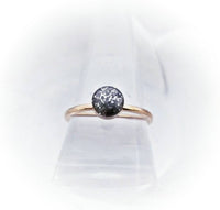Create Your Own Cremation Ring- Choose Your Size/Metal/Stone Color