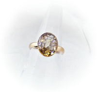 Oval Cremation Ring Stainless Steel
