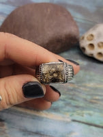 Men's Cremation Ring Made with Ashes