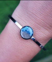 Beach Cremation Bracelet Made with your loved one's actual ashes