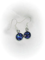 Cremation or Breast Milk Drop Earrings Made With Ashes