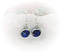 Cremation or Breast Milk Drop Earrings Made With Ashes