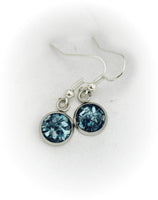 Cremation or Breast Milk Drop Earrings Made With Ashes