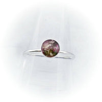 Actual Flower Ring 6mm Sterling Silver,  Rose Gold,  or Gold