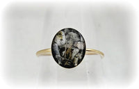 14k Gold Filled 8x10mm Oval Cremation Ring