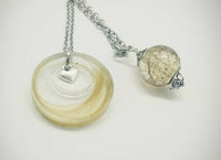 Actual Hair Pet Memorial Necklace - Hand Made Hair Bead - Loved One's Hair - Child Loss - Hair preservation - Pet Loss - Personalized