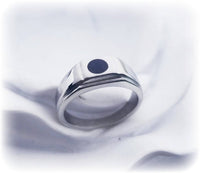 Men's Cremation Ring Made with Ashes