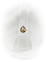Sterling Silver Teardrop Cremation Rope Stacking Ring
