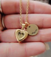 
              Personalized Tiny Heart Cremation Locket
            