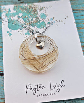 Horse Hair Memorial Necklace