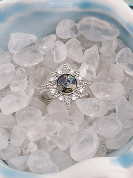 Starburst Cremation Ring