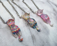 
              Hanging Around Cat Necklace
            