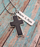 
              Cross Cremation Necklace Made with your loved one's actual ashes
            