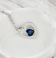 
              Sterling Silver Heart Cremation Necklace
            