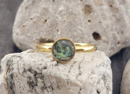 Green Iridescent Ring